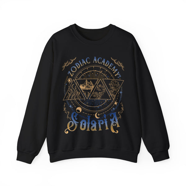 Zodiac Academy Solaria Sweater in Black