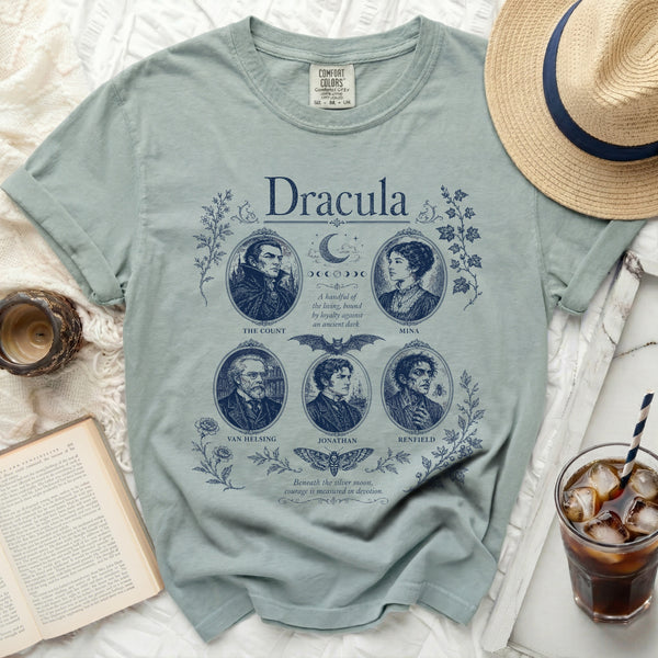 Vintage Dracula Tale Tee in Bay