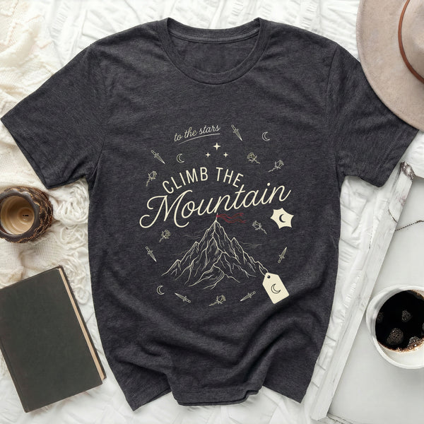 Mystic Dagger Summit Tee in Dark Grey Heather
