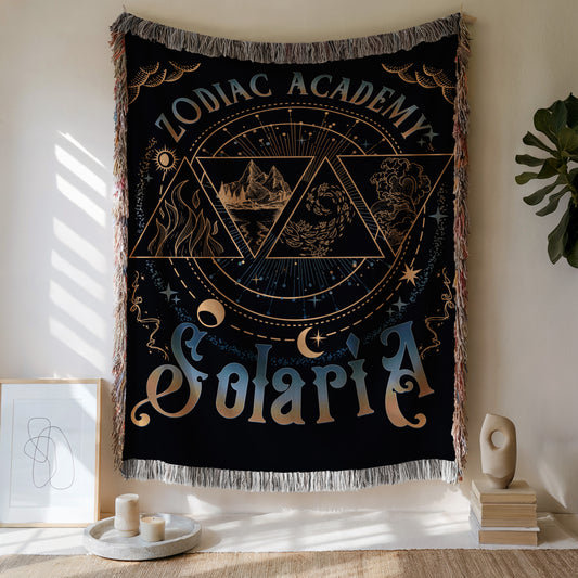 Blue Zodiac Academy Solaria Blanket