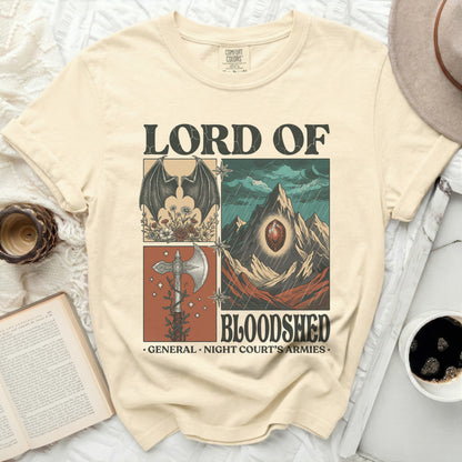 Lord of Bloodshed: General Night Court's Armies t-shirt graphic.