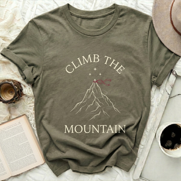 Forest Horizon Mountain Tee in Military Green