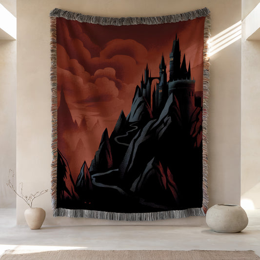 Queen of Shadows Woven Blanket