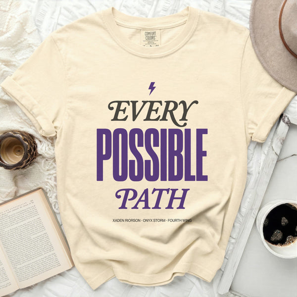 Every Possible Path Tee in Ivory