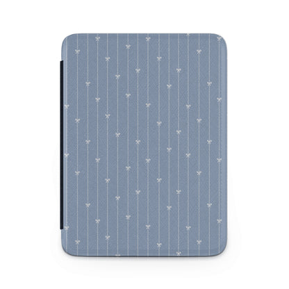 Elegant Blue Pattern Print Tablet Cover