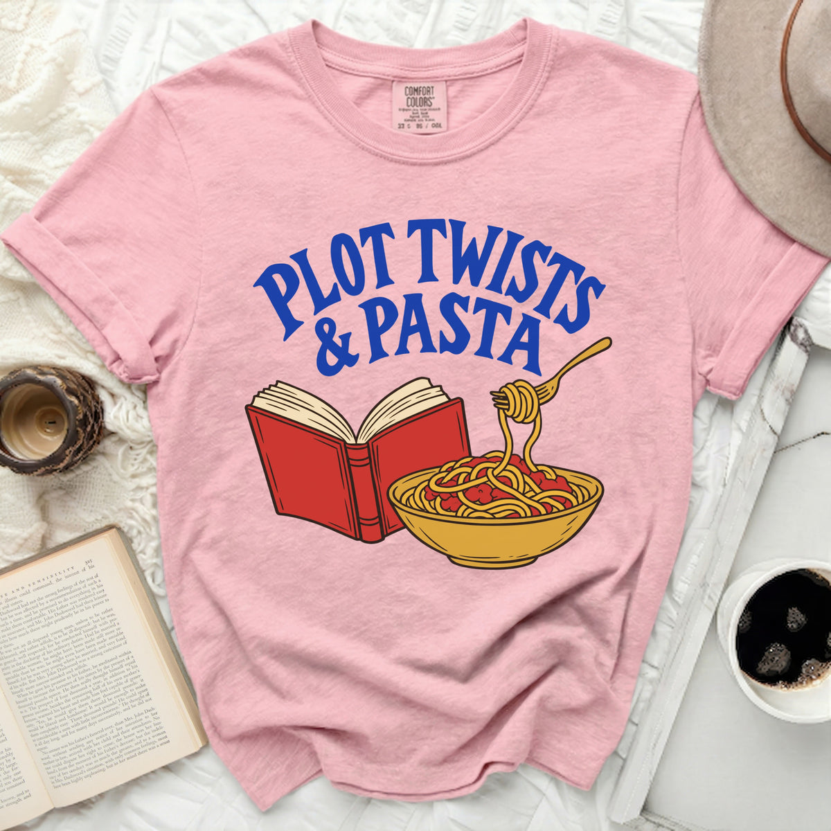 Plot Twists & Pasta Tee