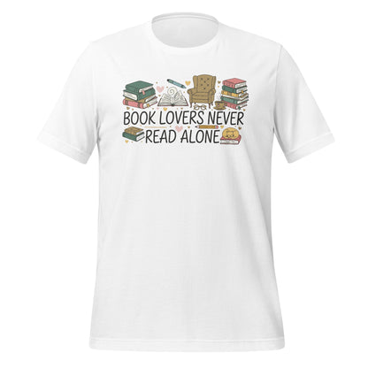 Book Lovers Never Read Alone Graphic Tee