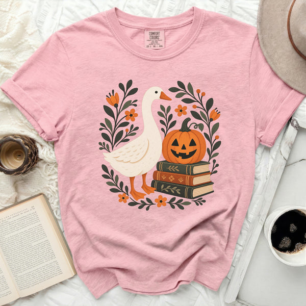 Cozy Autumn Goose Tee in Blossom
