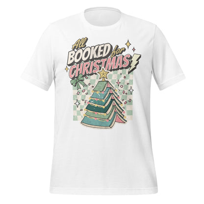 All Booked for Christmas festive t-shirt