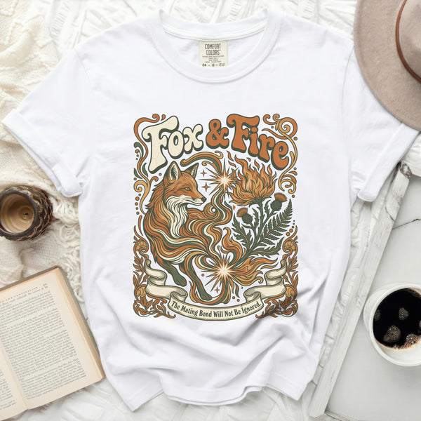 Mating Bond Fox Tee in White