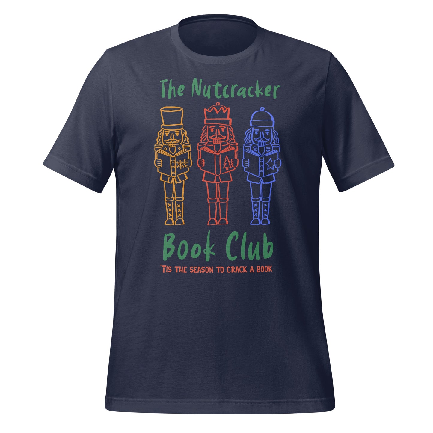 The Nutcracker Book Club T-Shirt Festive Reading Apparel