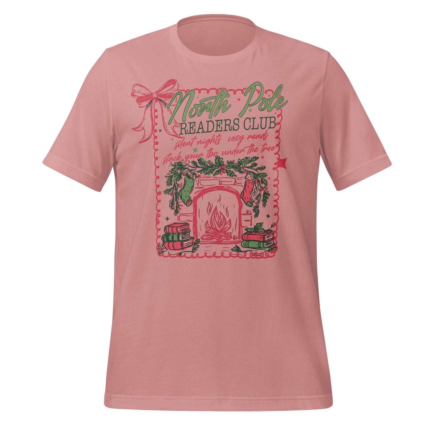 North Pole Readers Club Silent Nights Graphic Shirt