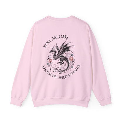"You Belong Among the Wildflowers" Manon Blackbeak Sweatshirt - MagicMerchEmporium