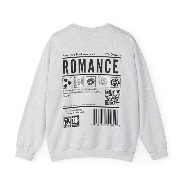 ROMANCE BOOKWORM Sweatshirt in Ash