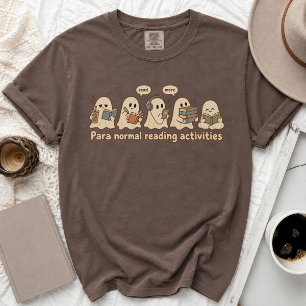 Paranormal Reading Tee in Espresso