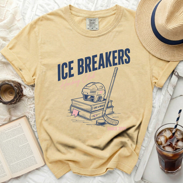 Ice Breakers Hockey Club Tee in Butter