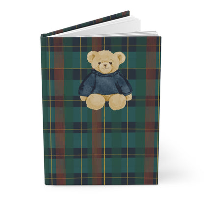 Classic Tartan Plaid Teddy Bear Patterned Journal