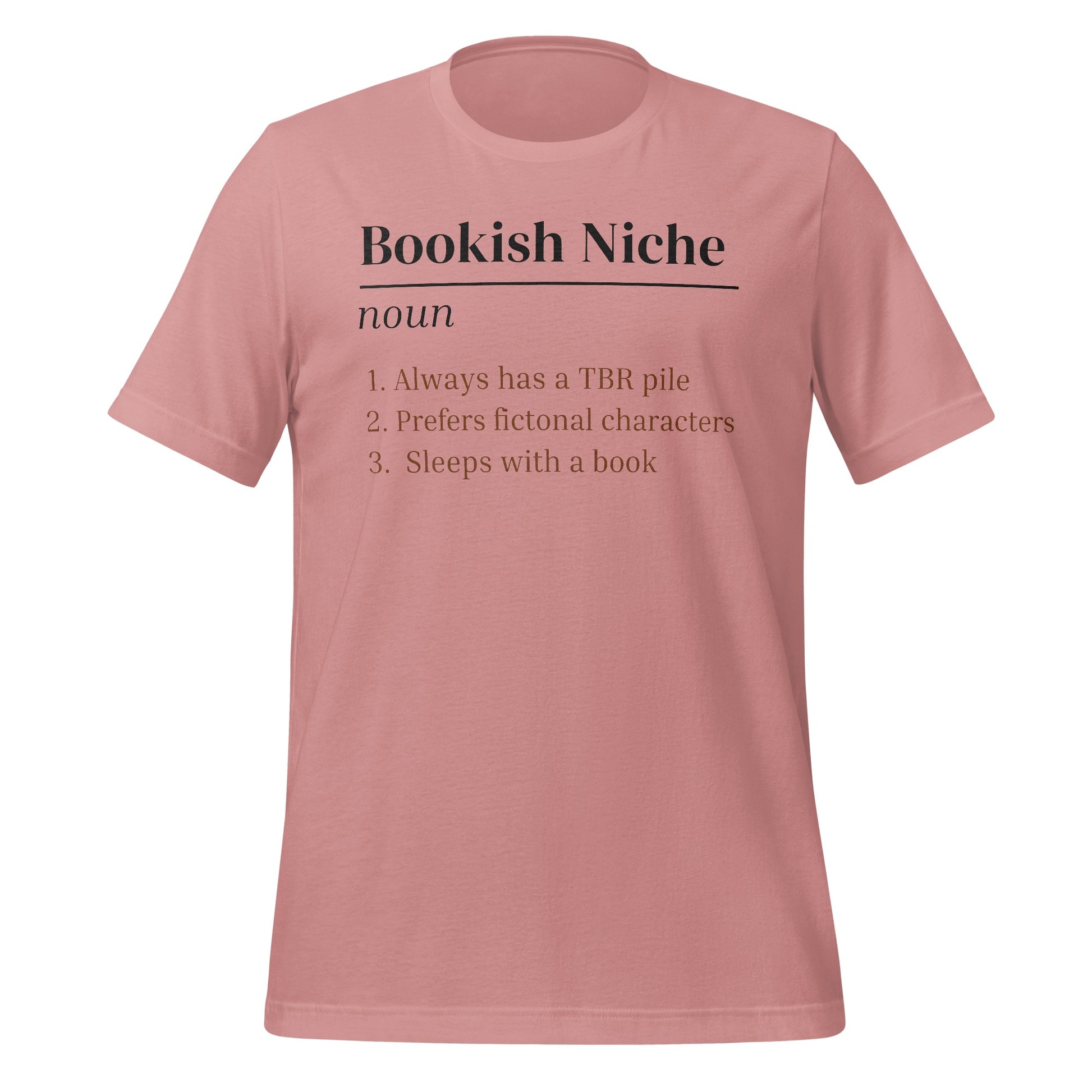 Bookish Niche Noun Funny T-Shirt for Book Lovers