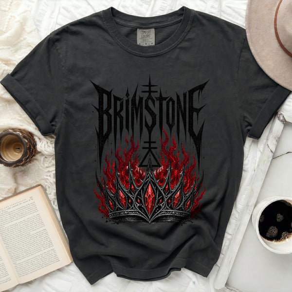 Regal Brimstone Crown Tee in Black