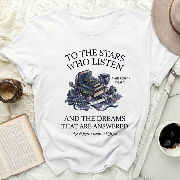 Rhys & Feyre Eternal Tee in White
