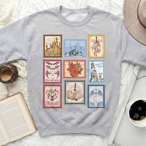 Maas Fandom Stamp Sweatshirt in Sport Grey