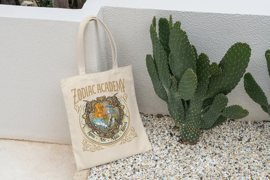 Zodiac Academy House Crest Tote Bag