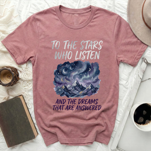 TO THE STARS WHO LISTEN AND THE DREAMS THAT ARE ANSWERED product type