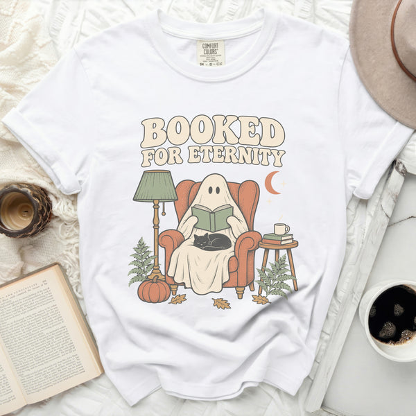 Booked For Eternity Tee in White