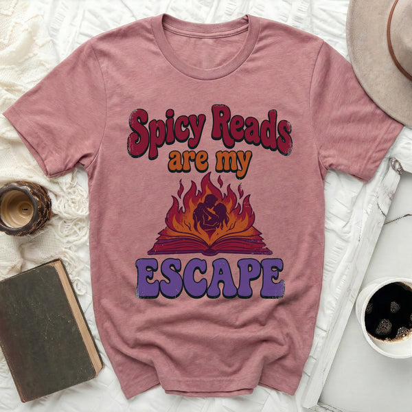 Spicy ESCAPE Tee in Heather Mauve