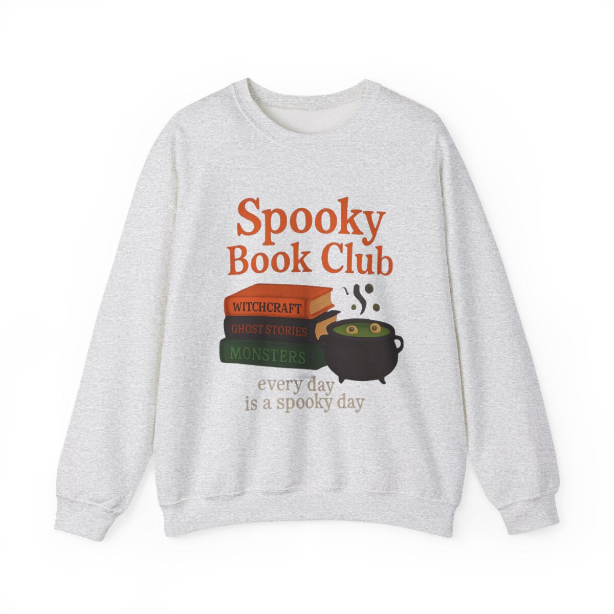 Spooky Book Club Reads Witchcraft Monsters Sweatshirt - MagicMerchEmporium