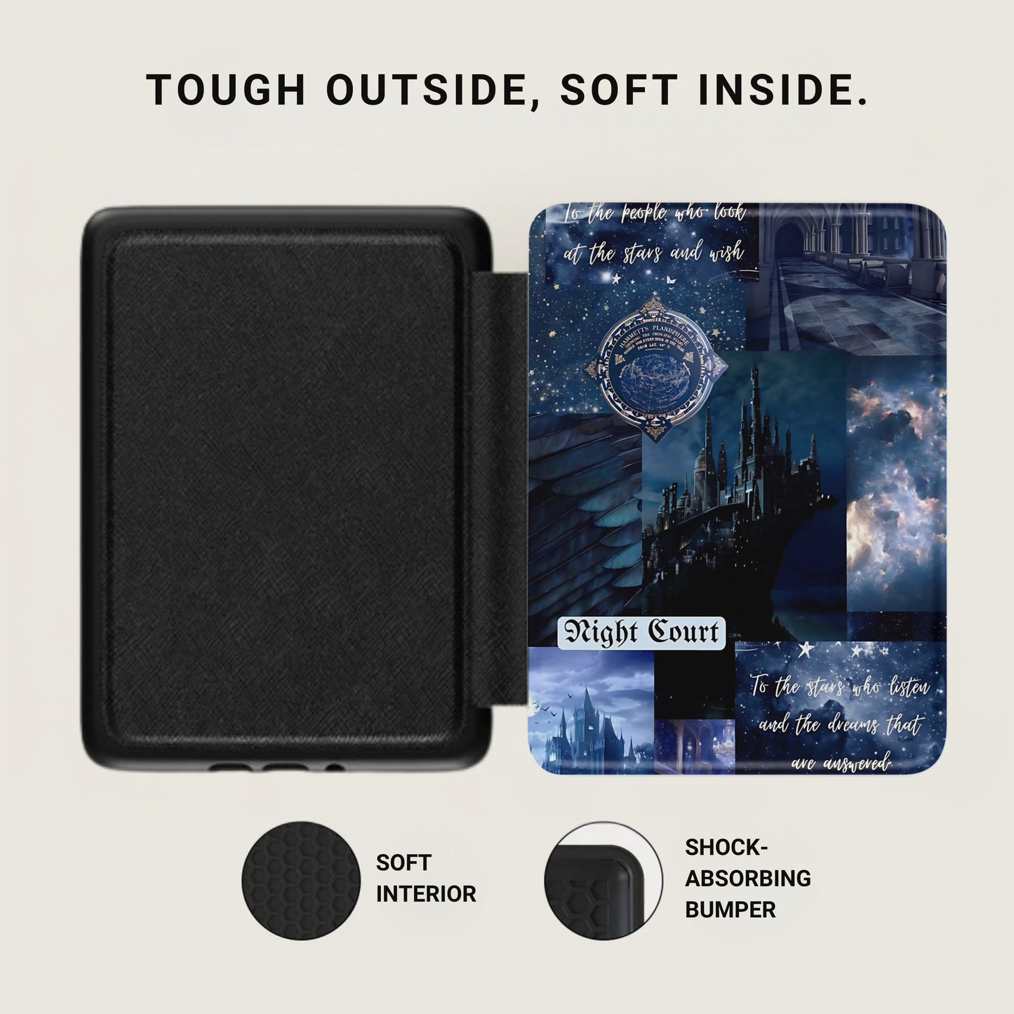 TOUGH OUTSIDE SOFT INSIDE Night Court SOFT INTERIOR product type
