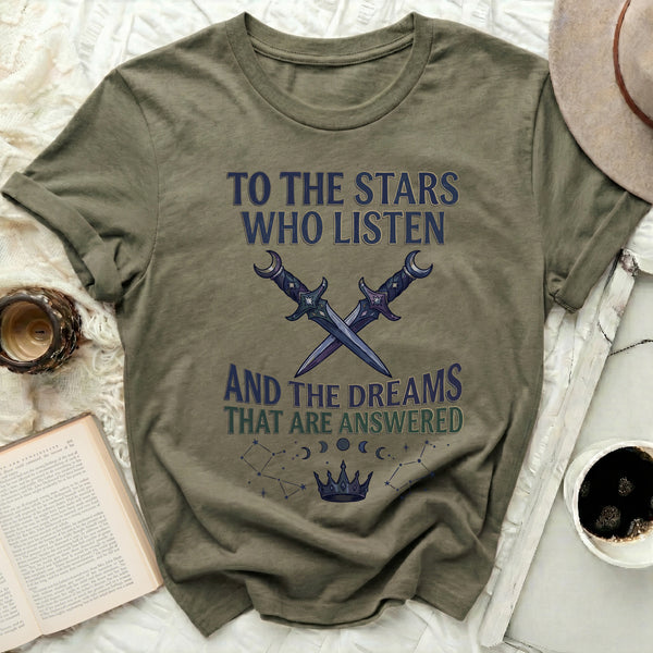 Daggers & Dreams Tee in Military Green