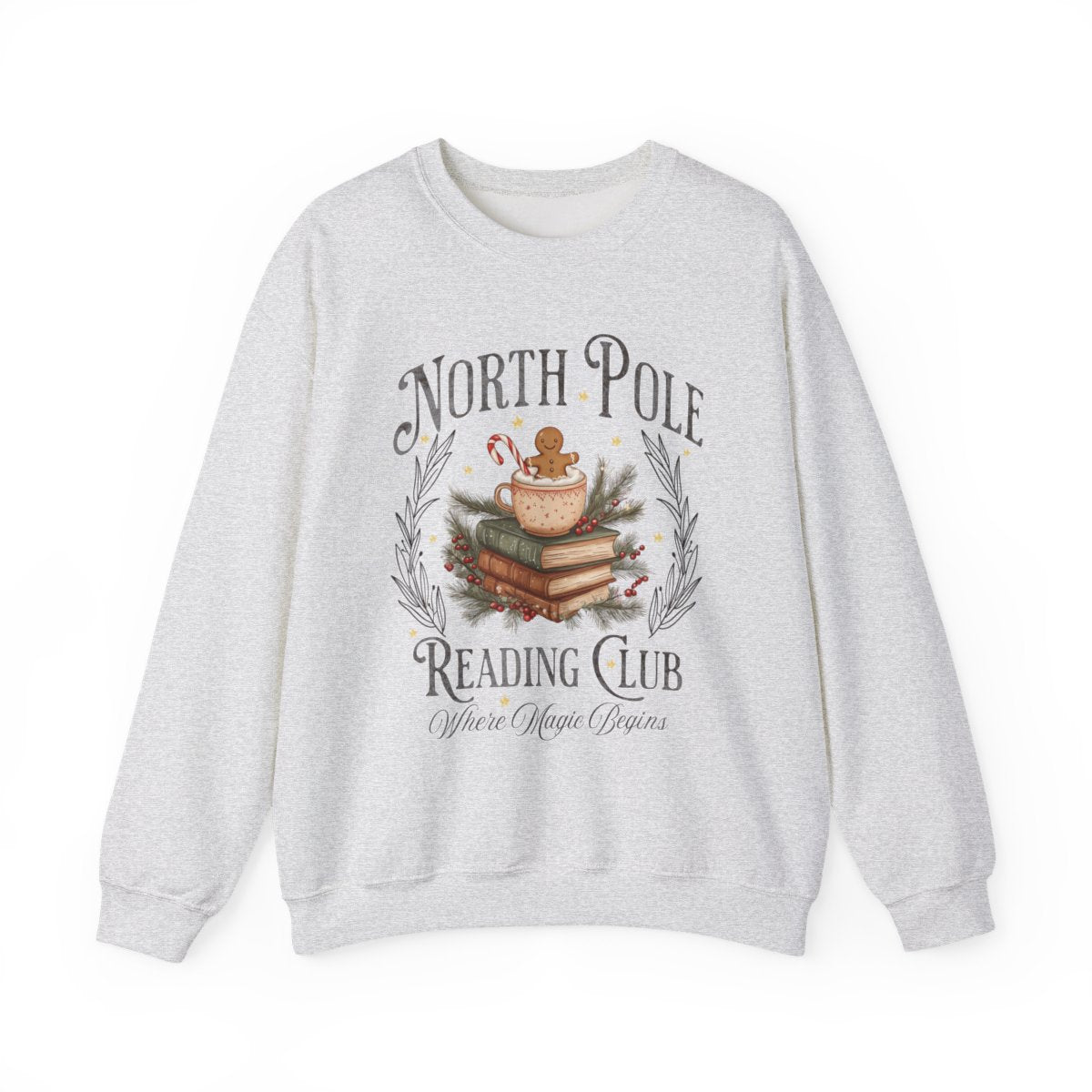 North Pole Reading Club Where Magic Begins sweatshirt