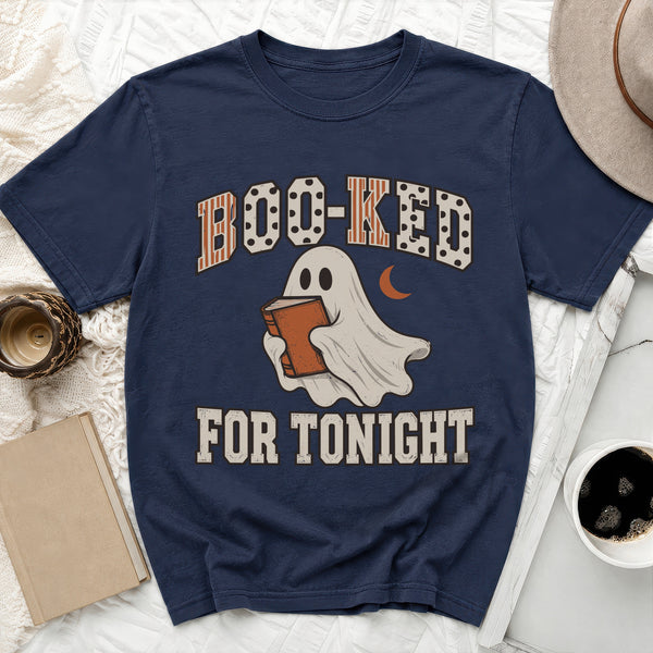 Boo-ked For Tonight Tee in True Navy