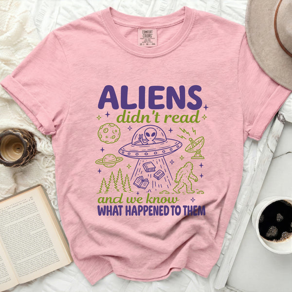 Alien Reader's Fate Tee in Blossom