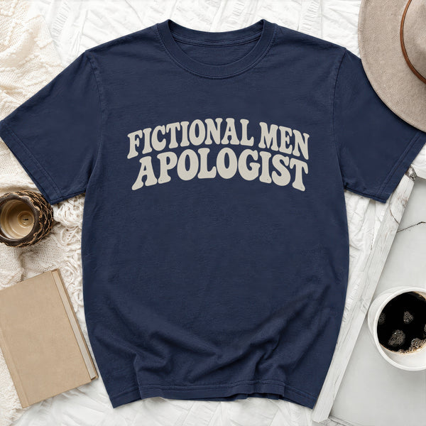 Fictional Men Apologist Tee in True Navy