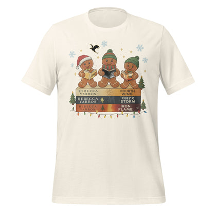 Gingerbread Characters Reading Book T-Shirt