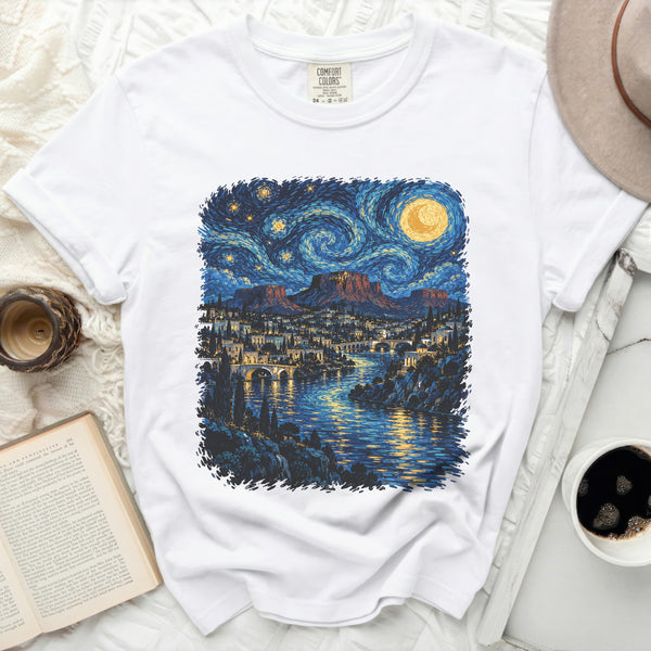 Starry Velaris Tee in White
