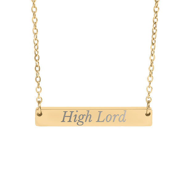 High Lord Necklace in 18K Gold Finish