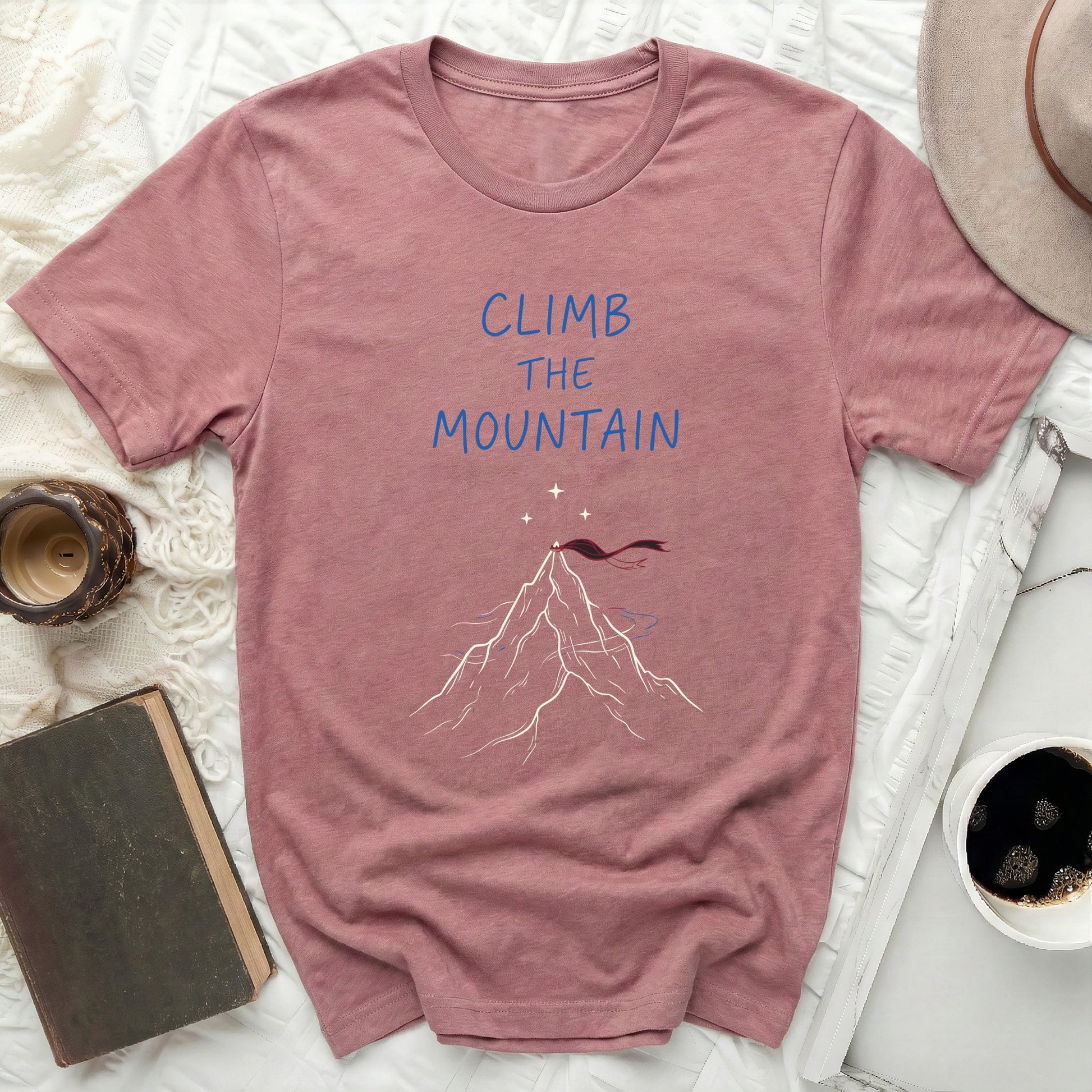Climb The Mountain Graphic Design T-Shirt product type