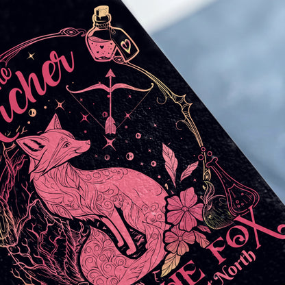 Enchanting Fox Potion Bottle Archer Bow Floral Artwork product type