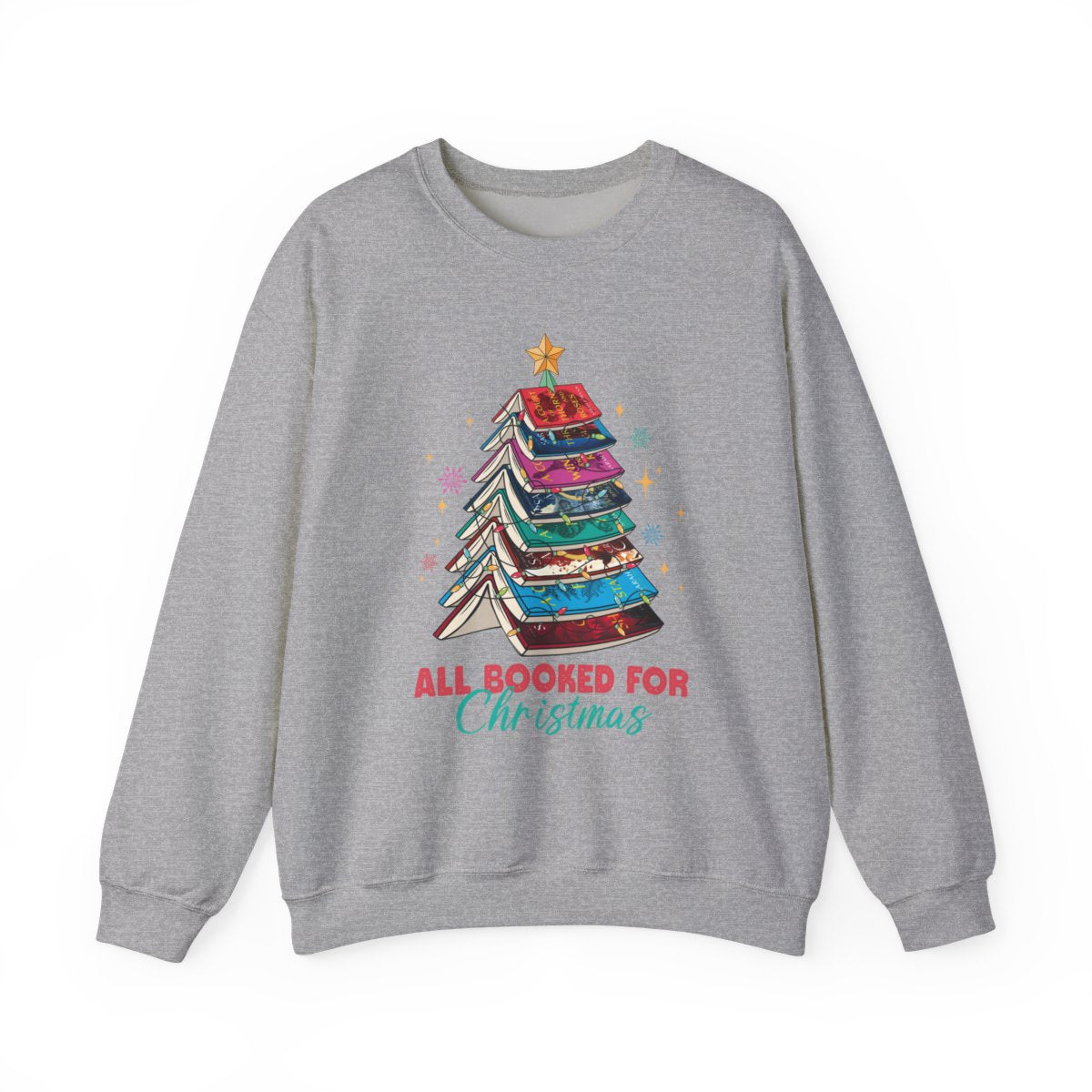 Cozy Long Sleeve All Booked for Christmas Sweatshirt