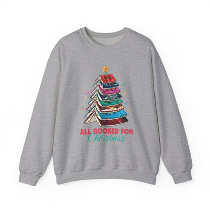 Cozy Long Sleeve All Booked for Christmas Sweatshirt