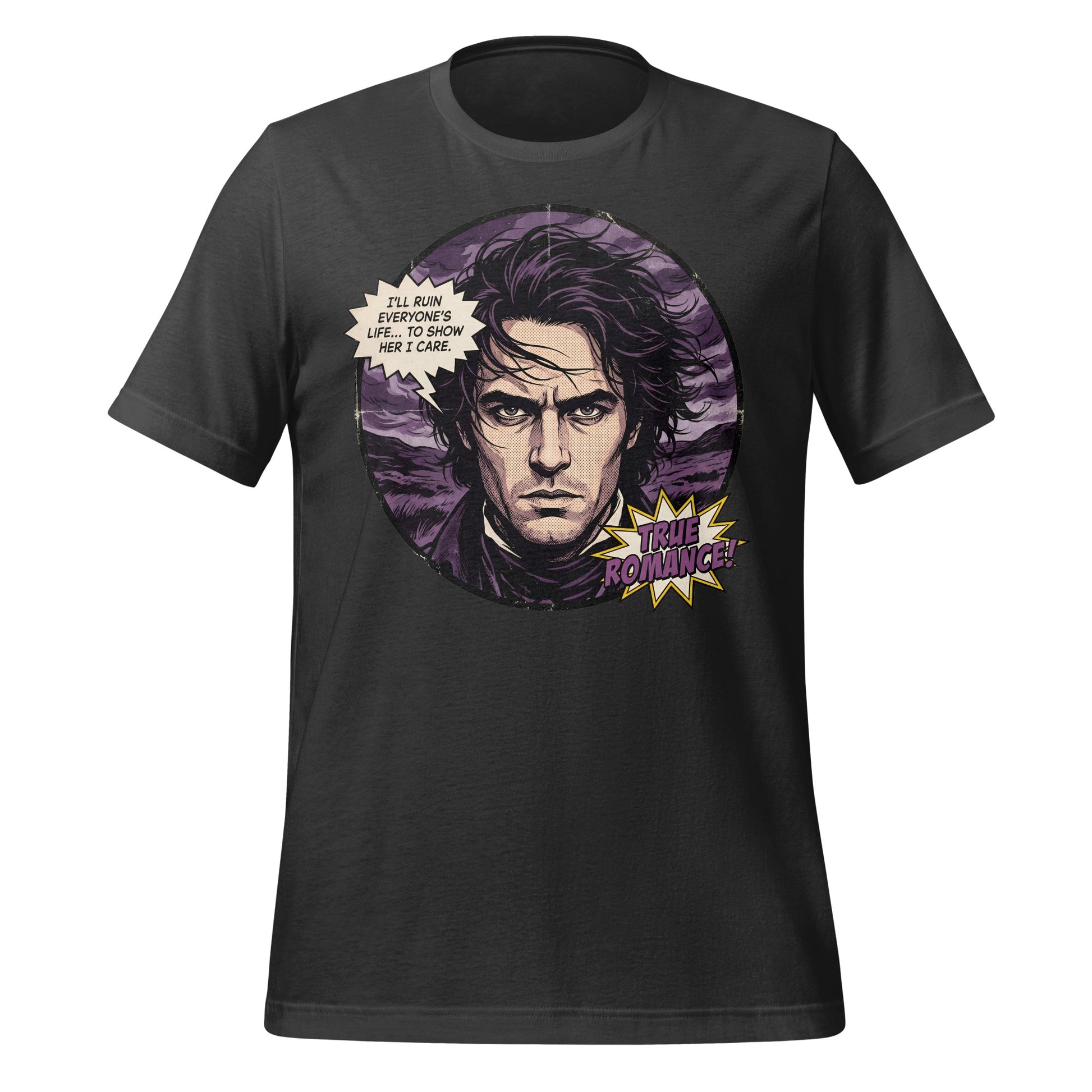 True Romance Comic Style Graphic T-Shirt