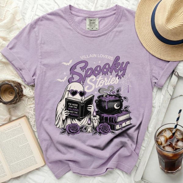 Spooky Ghost Tee in Orchid