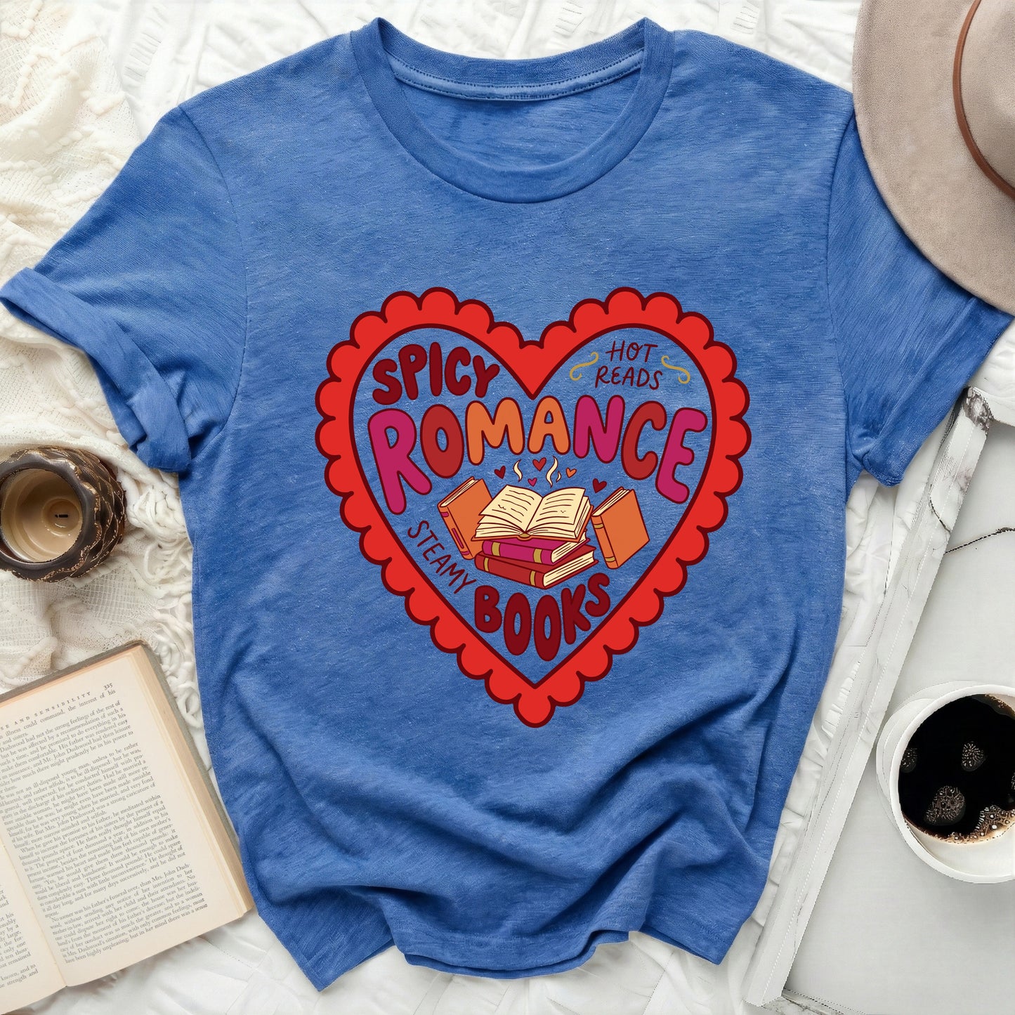 Spicy Romance Hot Reads Steamy Books Blue Design product type
Spicy Romance
Hot Reads
Steamy Books
Romance Books
Book Lover
Reading Enthusiast
Reader Gift
Bookworm Style
Literary Design
Heart Graphic
Blue Color
Novel Fan
Romantic Reads
Book Club
Fiction Books
Literature Art
Unique Book Design
Gift for Readers
Aesthetic Bookish
Book Obsessed