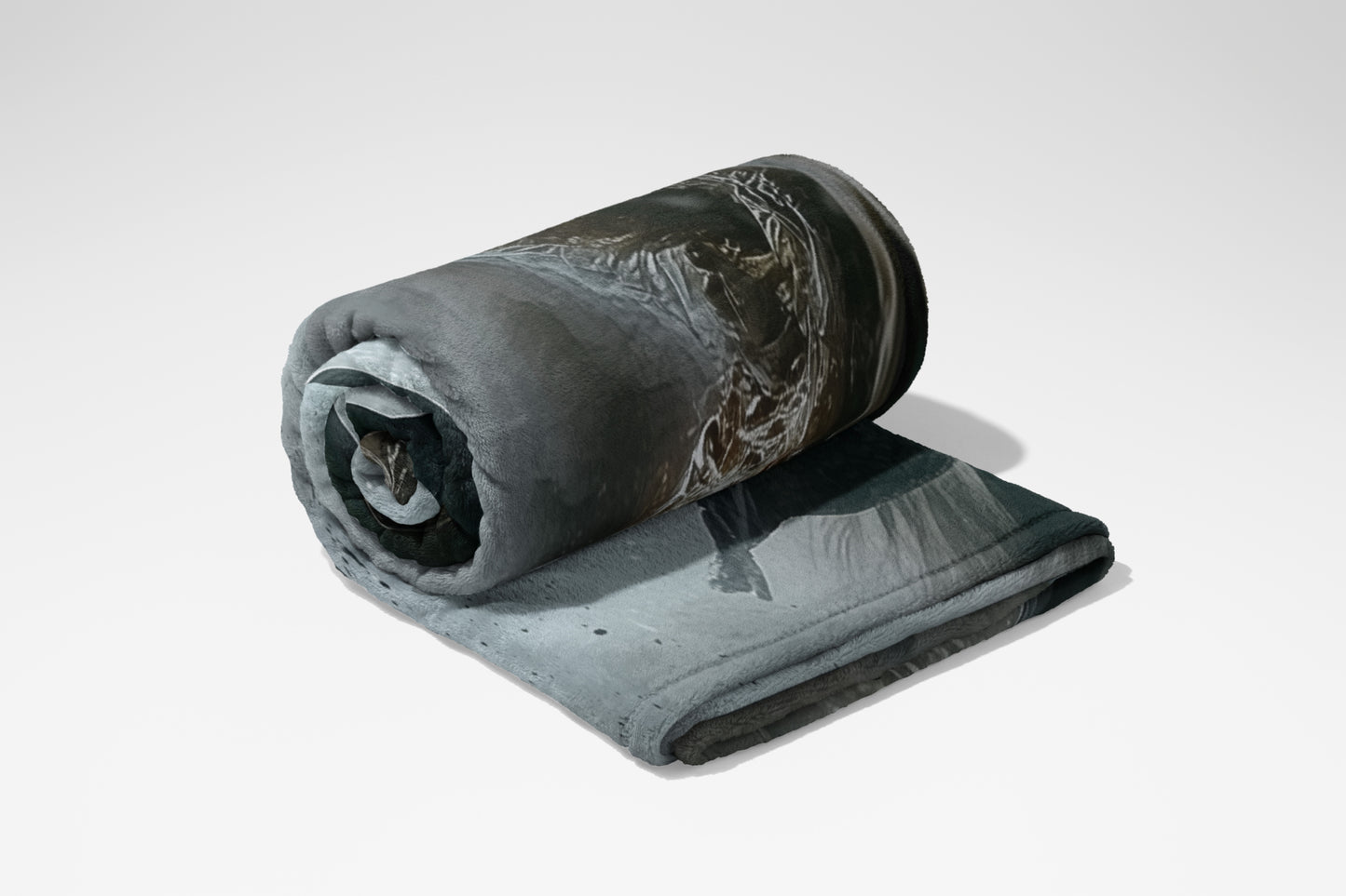 Cozy Cat Sleeping Rolled up Blanket for Comfort