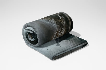 Cozy Cat Sleeping Rolled up Blanket for Comfort