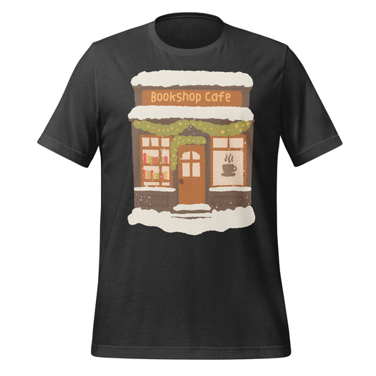 Bookshop Cafe Design Short Sleeve Shirt