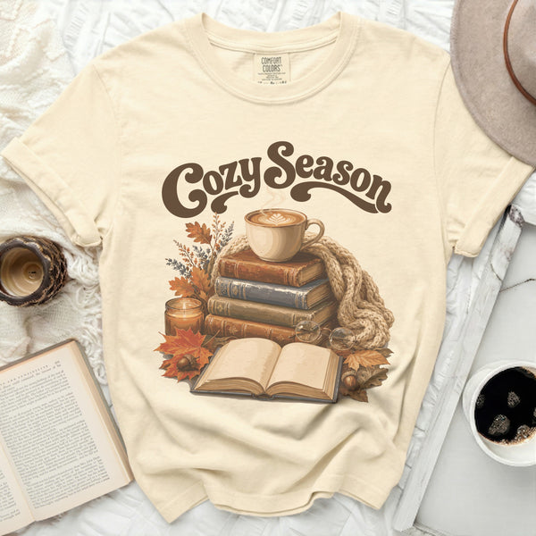 Cozy Season Tee in Ivory